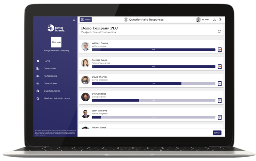 The Better Boards Platform | Board Evaluation Software