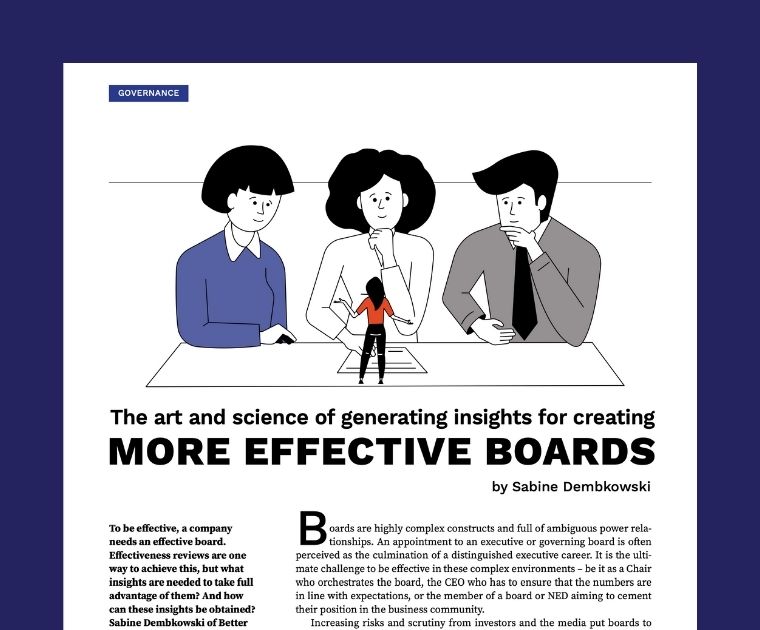 European Business Review Better Boards