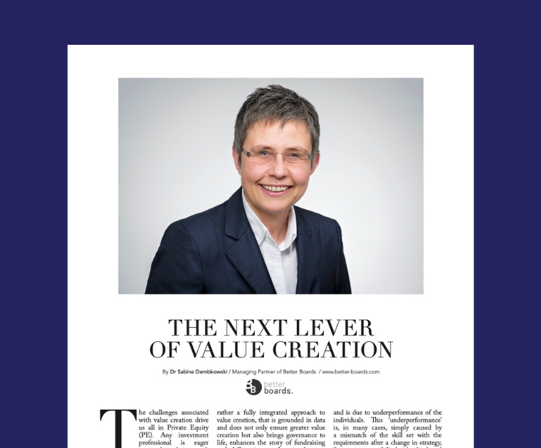 The Next Lever of Value Creation